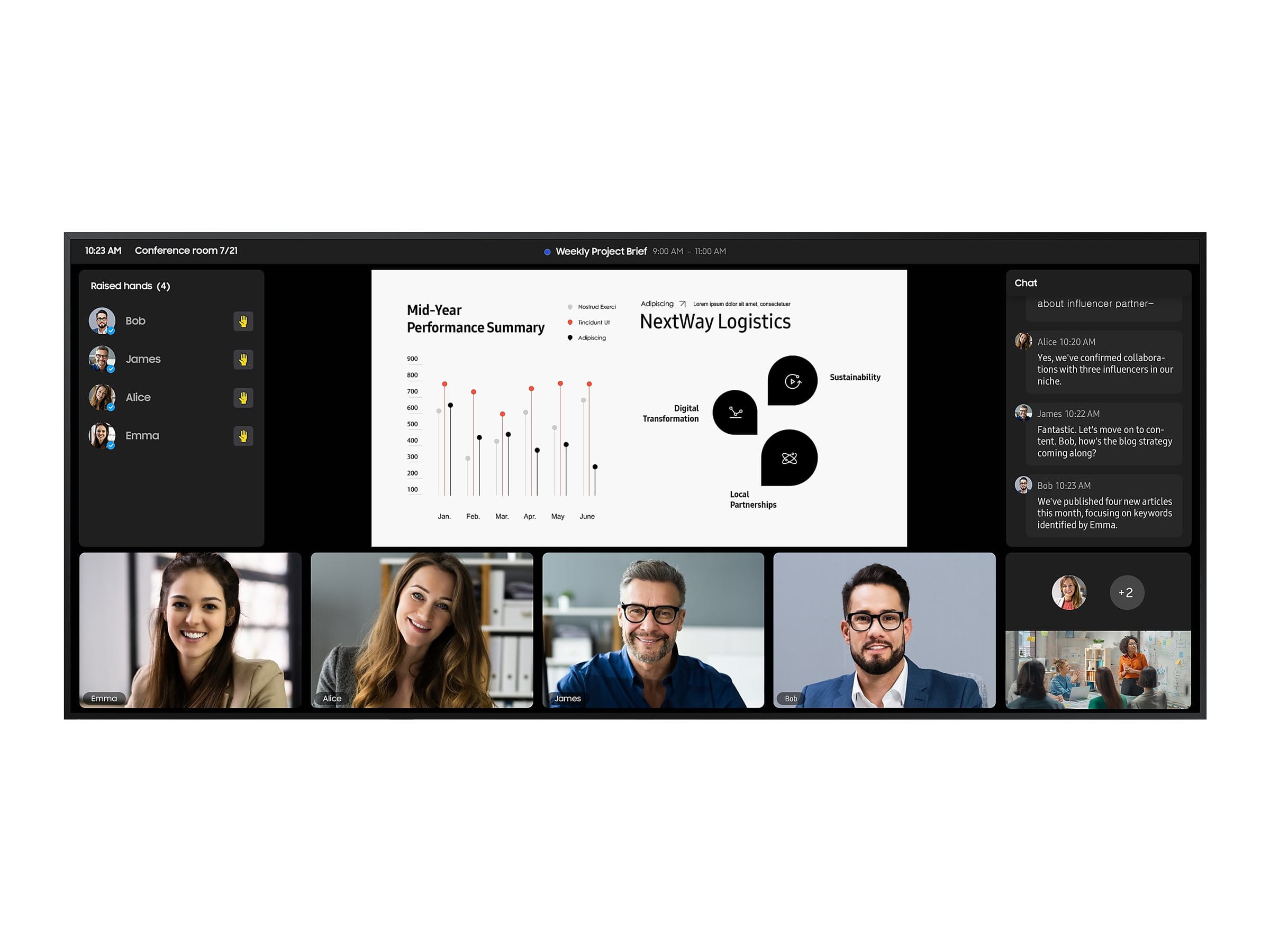 Samsung QP105DX-5K - 267 cm (105") Diagonalklasse QPDX-5K Series LCD-Display mit LED-Hintergrundbeleuchtung - Digital Signage - Tizen OS - 5K UHD (2160p)