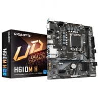 Gigabyte H610M H Motherboard - Unterstützt Intel Core 14. Generation CPUs, 6+1+1 Hybrid Digital VRM, bis zu 5600MHz DDR4 (OC), 1xPCIe 3.0 M.2, GbE LAN, USB 3.2 Gen 1, Intel, LGA 1700, Intel® Celeron®, Intel® Core™ i3, Intel® Core™ i5, Intel® Co