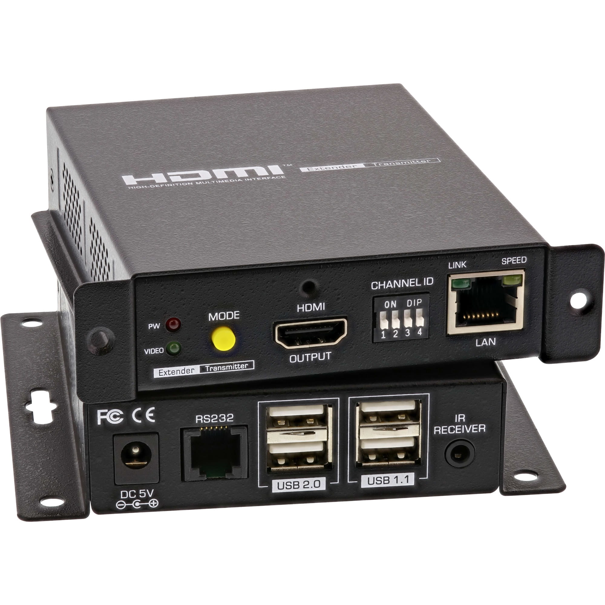 InLine HDMI USB KVM Extender - Verlängerung über UTP - 4K bis 100m