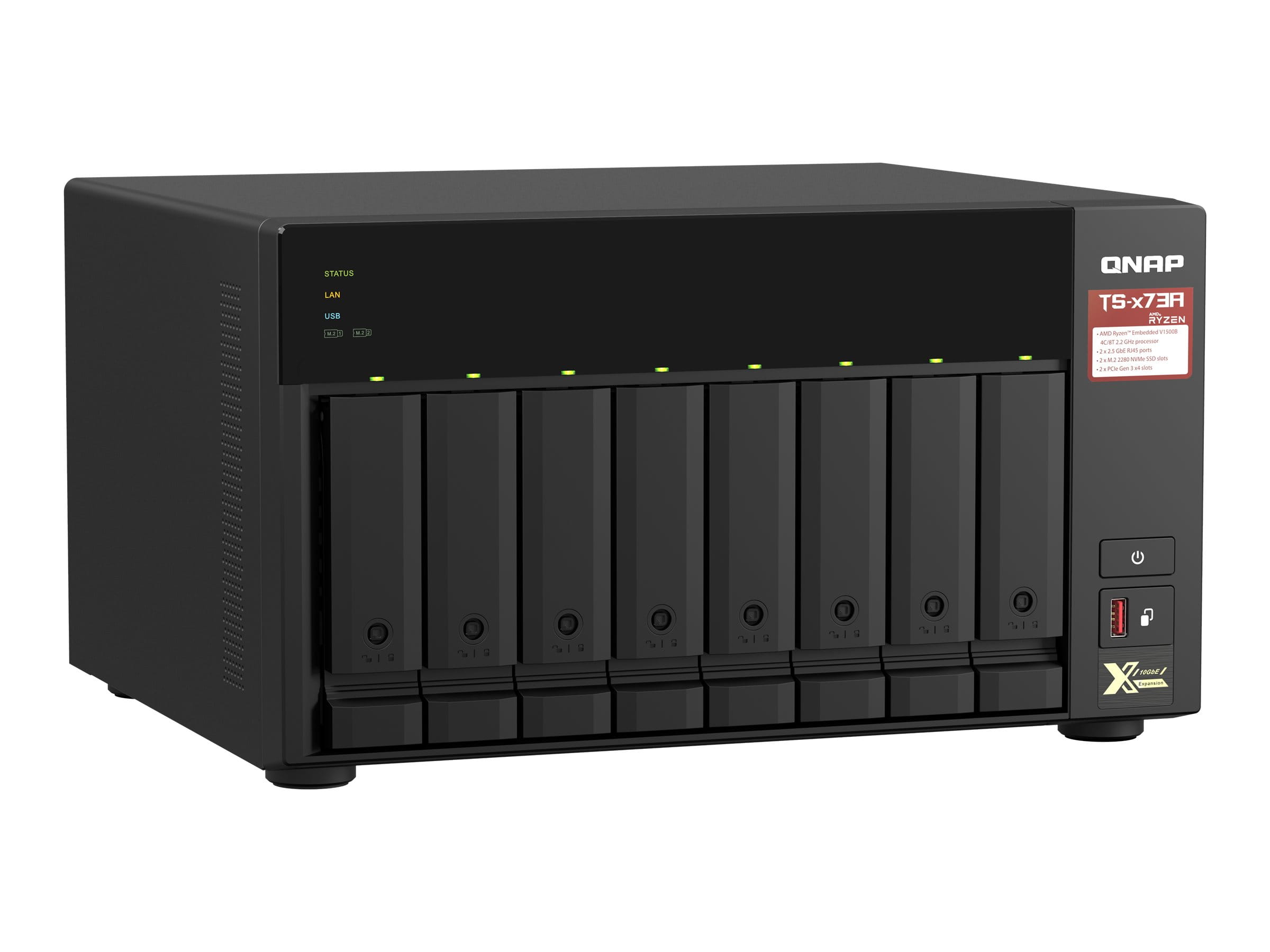 QNAP TS-873A - NAS-Server - 8 Schächte - SATA