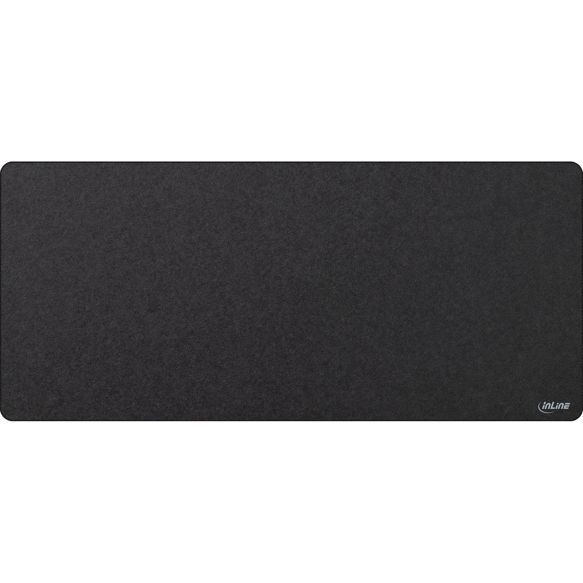 InLine Maus-Pad XL Schreibtischunterlage -  900x400x2mm - schwarz