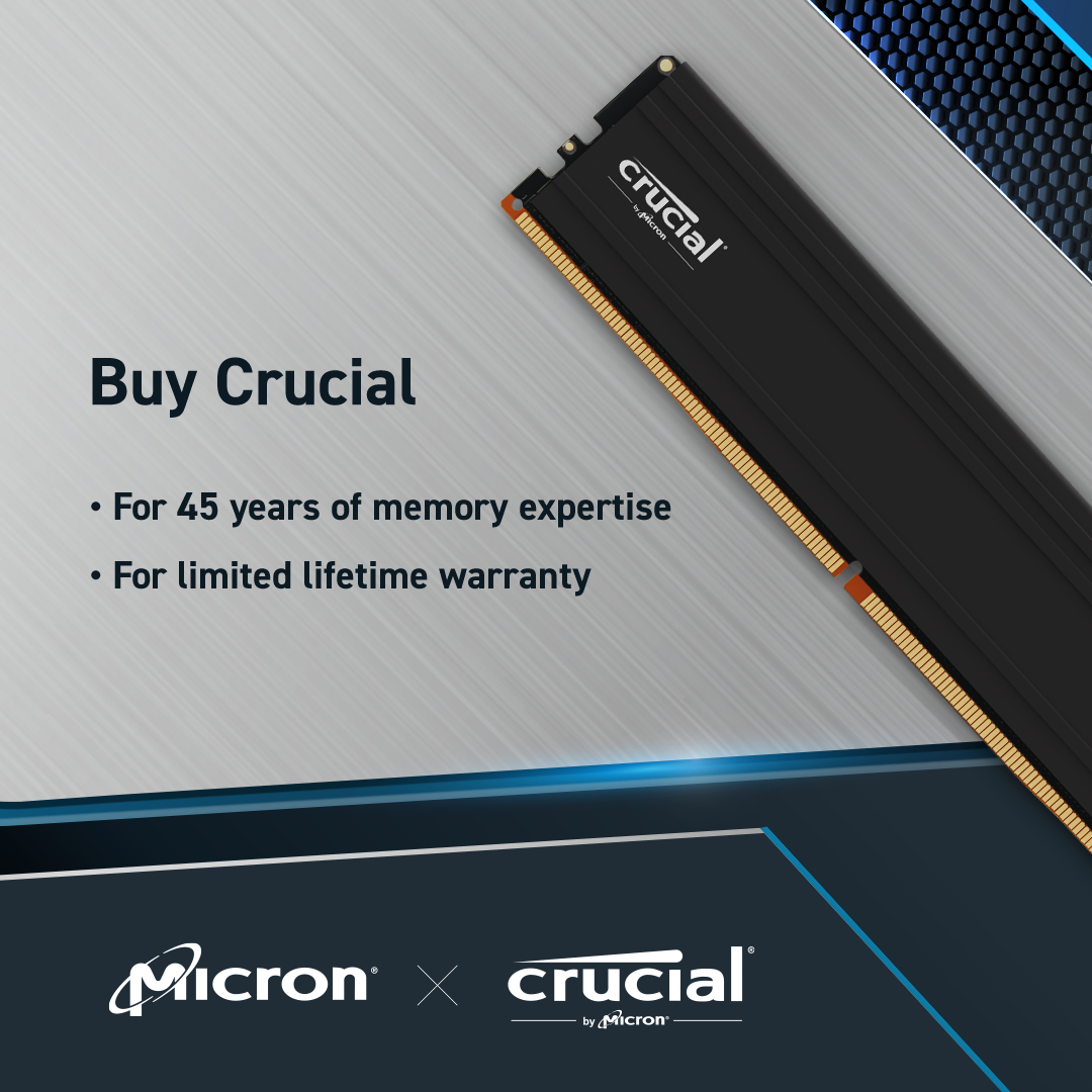 Crucial DDR5 - Kit - 64 GB: 2 x 32 GB - DIMM