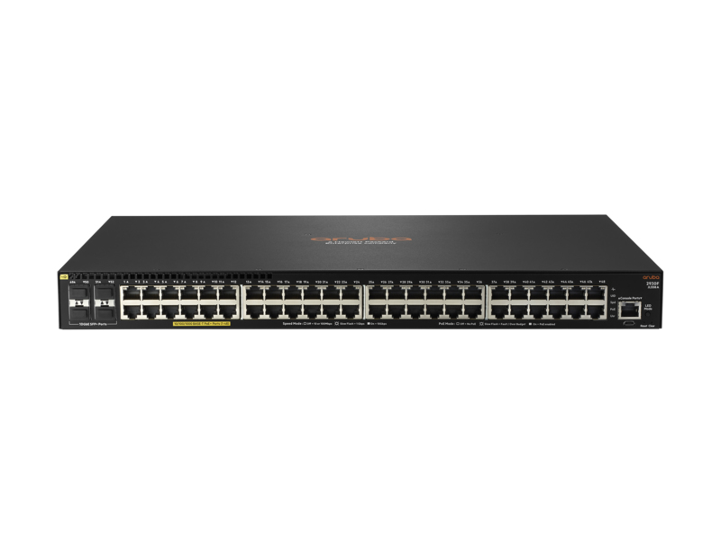 HPE Aruba Networking 2930F 48G PoE+ 4SFP+ TAA - Switch - L3 - managed - 48 x 10/100/1000 (PoE+)