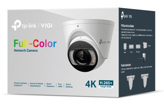 TP-LINK INSIGHT S485, IP-Sicherheitskamera, Draußen, Kabelgebunden, 85 m, 120 dB, Zimmerdecke