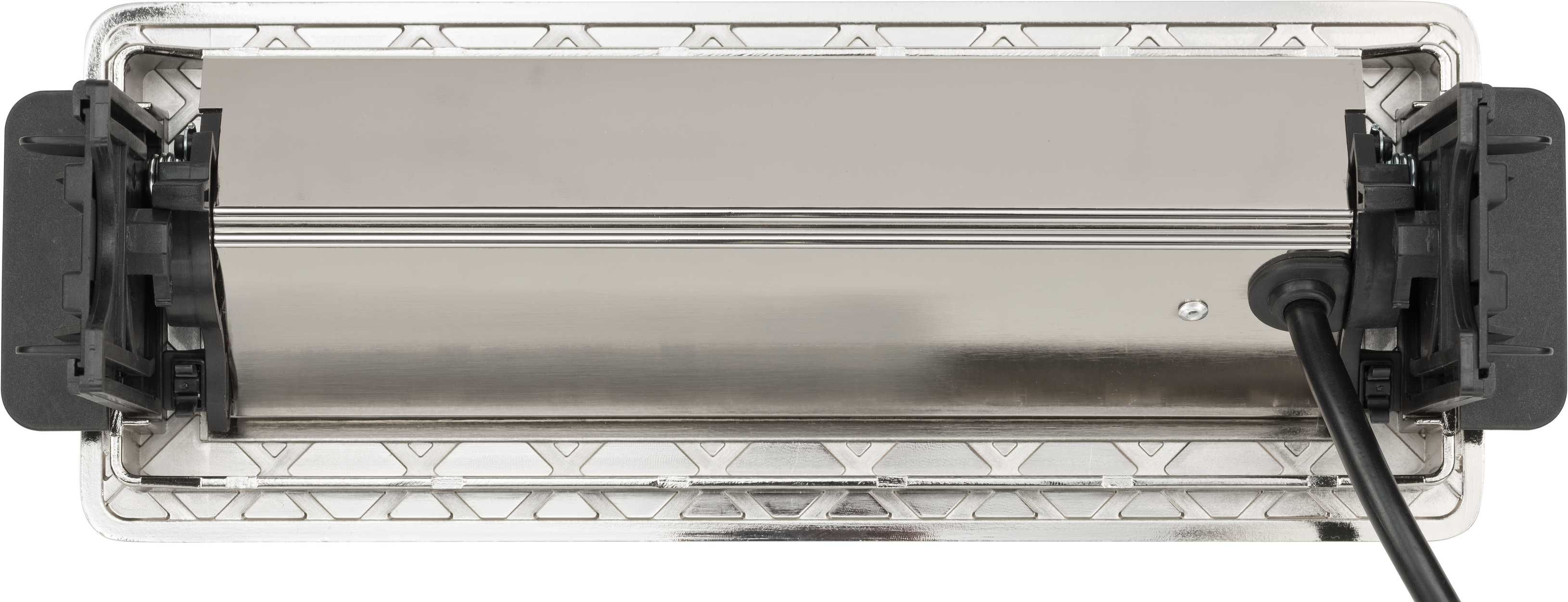 Brennenstuhl 1396200113, 2 m, 3 AC-Ausgänge, Indoor, IP20, Schwarz, Edelstahl, 115 mm