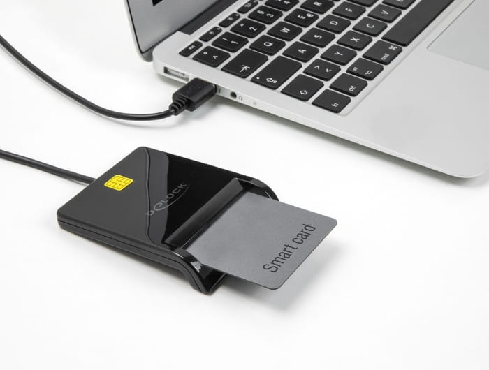 Delock SmartCard-Leser - USB - Schwarz