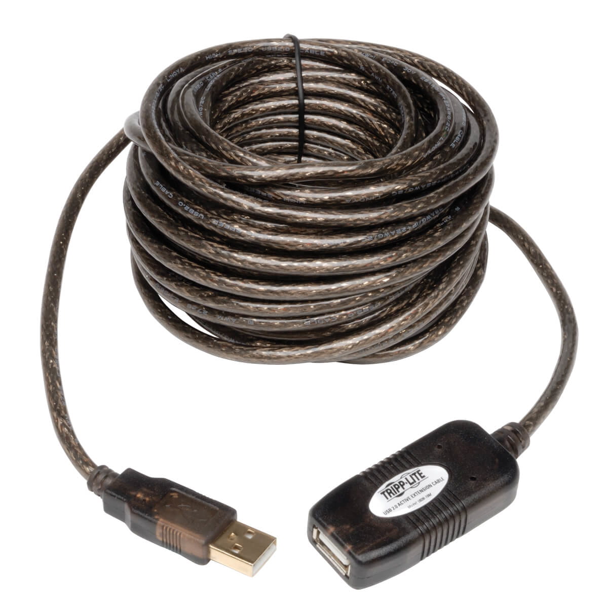 Tripp Eaton Tripp Lite Series 10M USB 2.0 Hi-Speed Active Extension Repeater Cable USB-A M/F 33' 33ft 10 Meter - USB-Verlängerungskabel - USB (M)