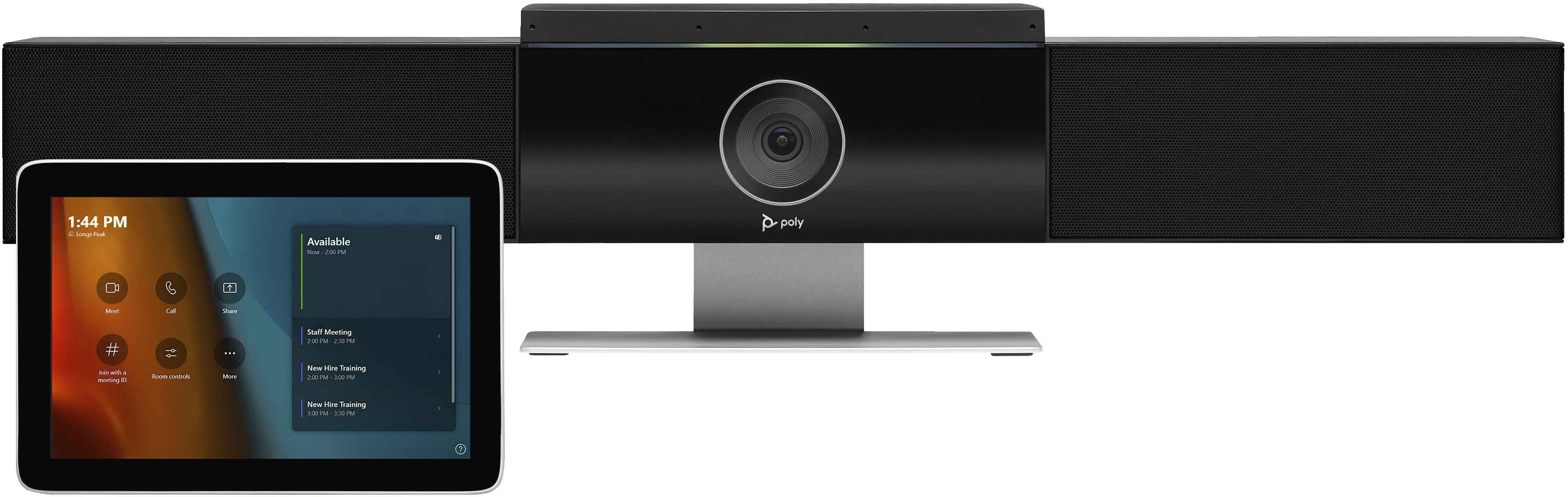 Poly Microsoft Teams Rooms - Base Kit - Kit für Videokonferenzen (HP Mini Conferencing PC, Poly GC8 Touchcontroller)
