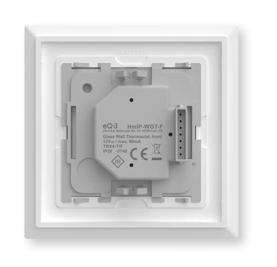 eQ-3 AG Homematic IP 161458A0, Digitales Thermostat, Weiß, IP20, 130 m, 230 V, 50 Hz
