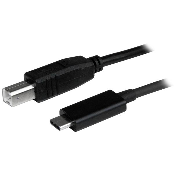 StarTech.com 1m USB 2.0 USB-C auf USB-B Kabel - USB Anschlusskabel - USB-Kabel - 24 pin USB-C (M)