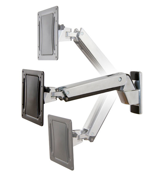 Ergotron Interactive Arm HD - Befestigungskit (Gelenkarm, VESA-Adapter, Wandmontagehalterung)