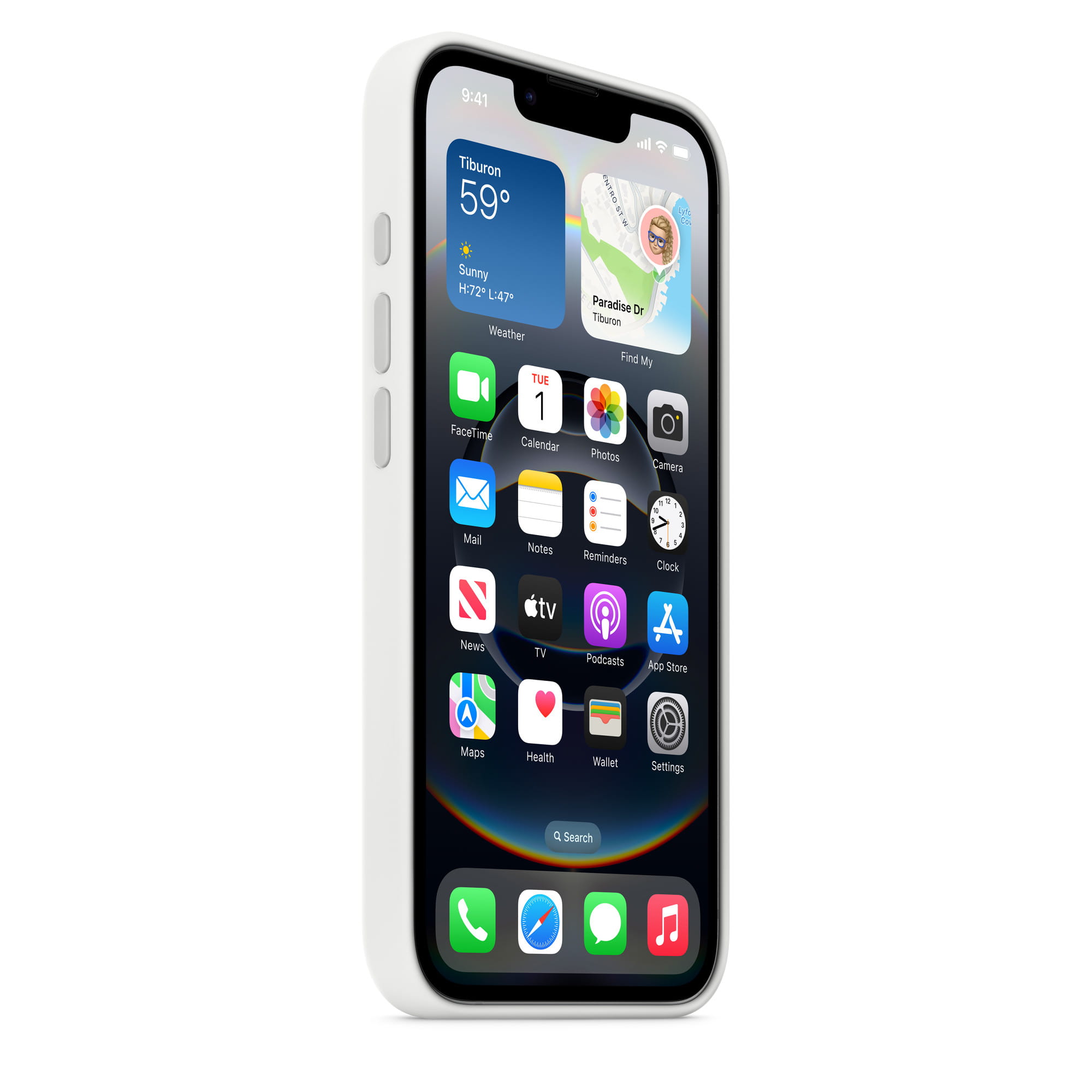 Apple Schutzabdeckung für Mobiltelefon - Silikon
