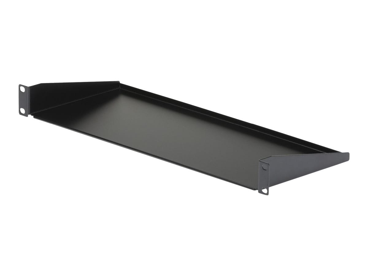 StarTech.com 1U Server Rack Cabinet Shelf, 7in Deep Fixed Cantilever Tray, Rackmount Shelf for 19" AV/Data/Network Equipment Enclosure with Cage Nuts & Screws, 33lbs Weight Capacity - 1U Rack Shelf 7" Deep (CABSHELF1U) StarTech.com 1U Server Rack Cabinet Shelf, 7in Deep Fixed Cantilever Tray, Rackmount Shelf for 19" AV/Data/Network Equipment Enclosure with Cage Nuts & Screws, 33lbs Weight Capacity - 1U Rack Shelf 7" Deep (CABSHELF1U)