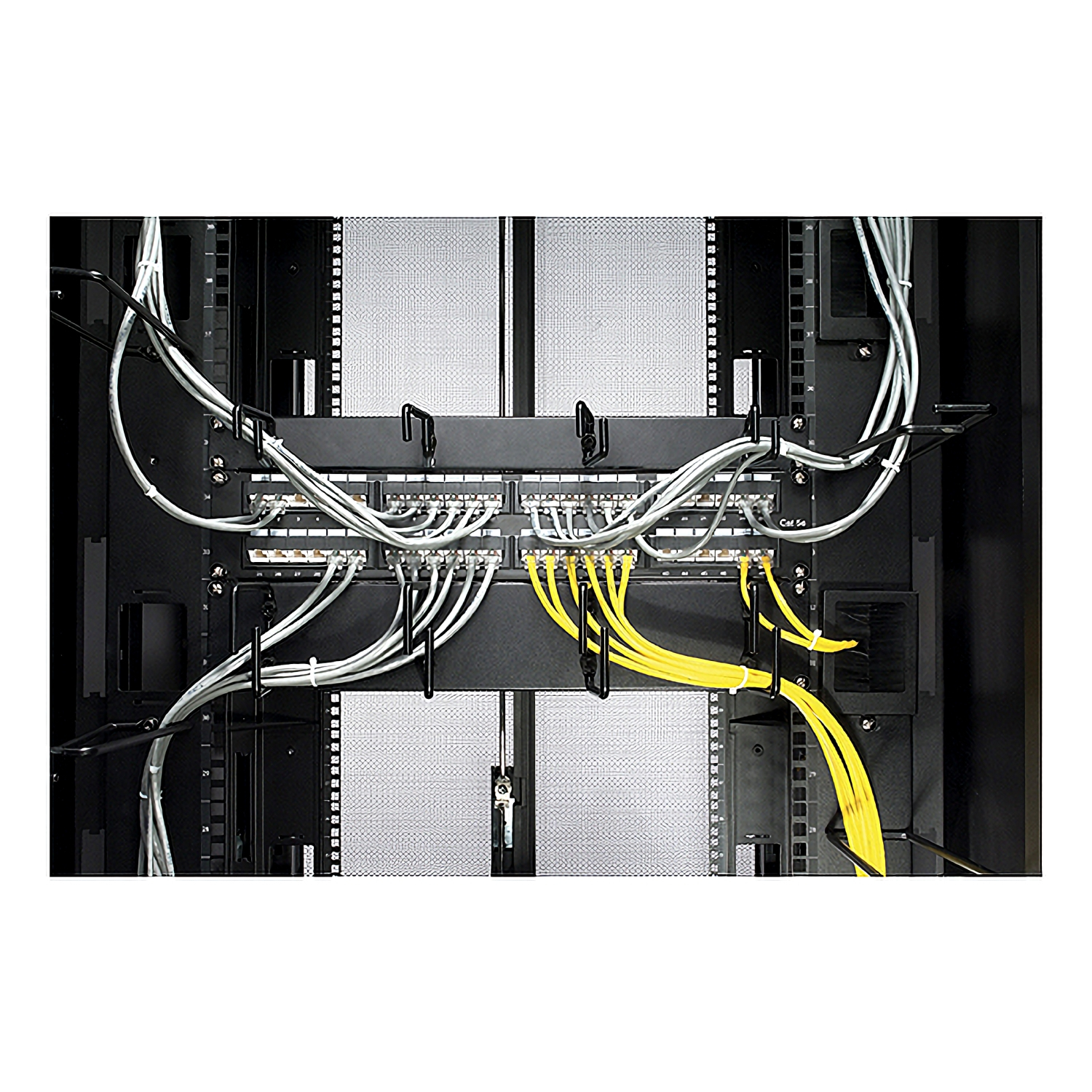 APC Kabel - Organizer - Schwarz - 2U - für