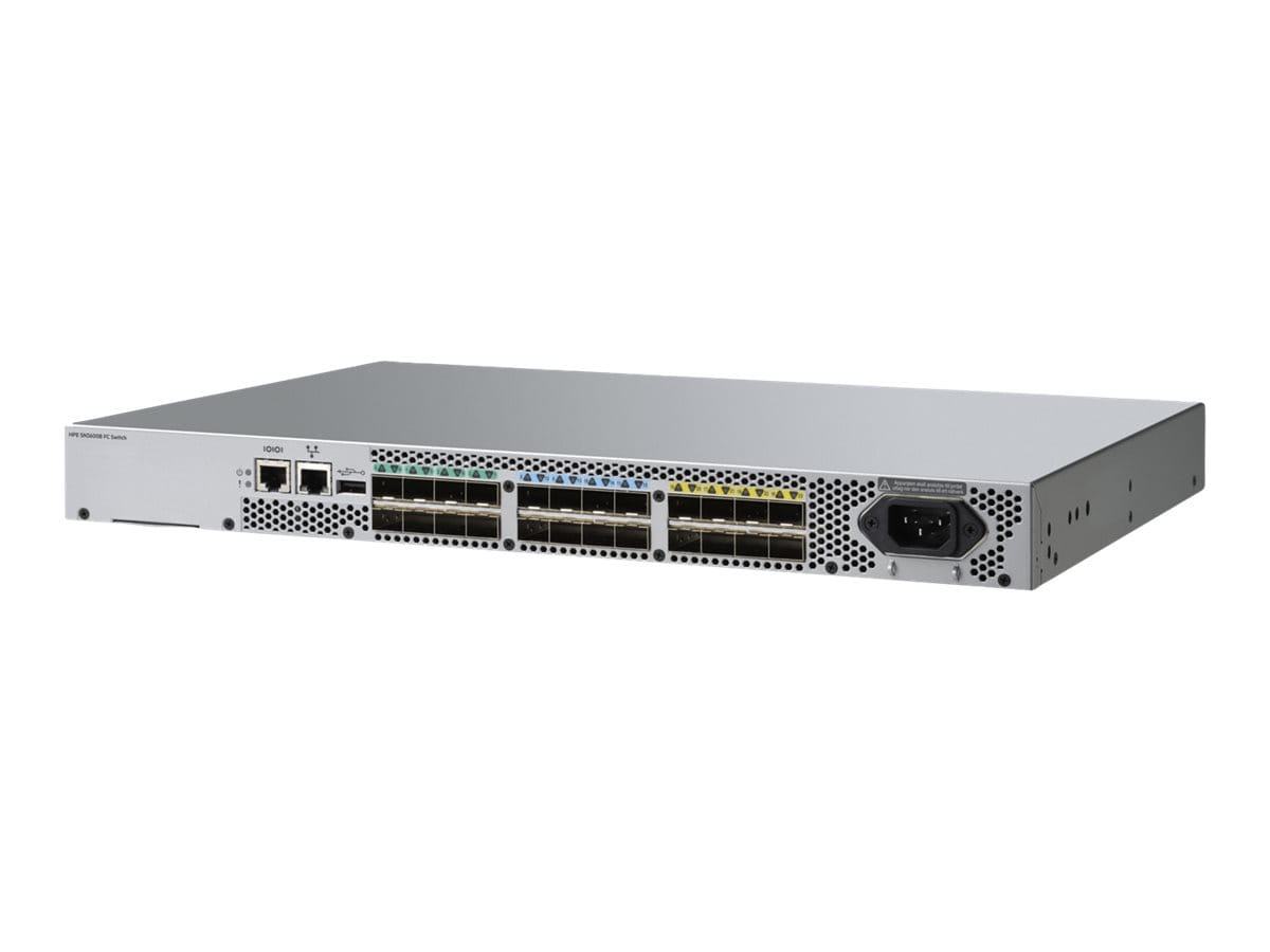 HPE SN3600B 32Gb 24/8 8-port 16Gb Short Wave SFP+ Fibre Channel Switch - managed
