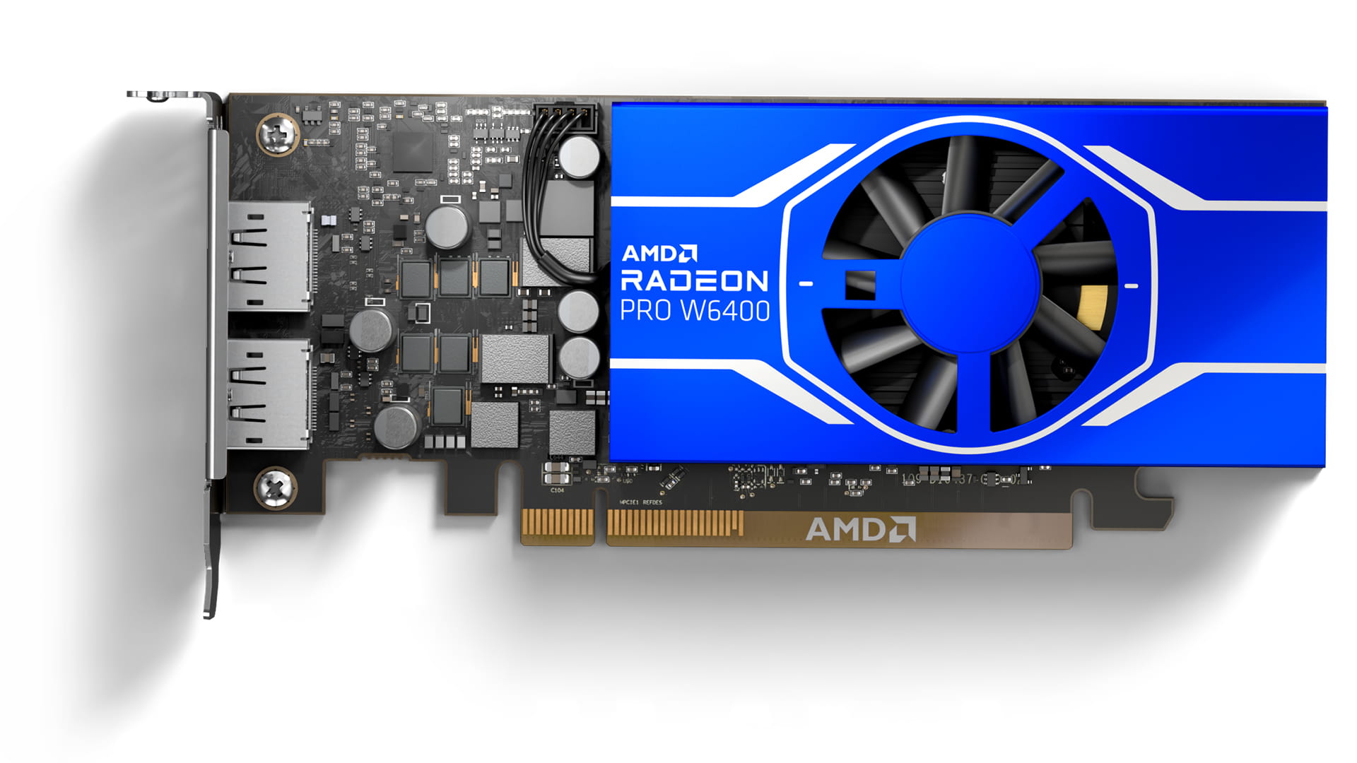 AMD Radeon PRO W6400, Radeon PRO W6400, 4 GB, GDDR6, 64 Bit, PCI Express x4 4.0, 1 Lüfter