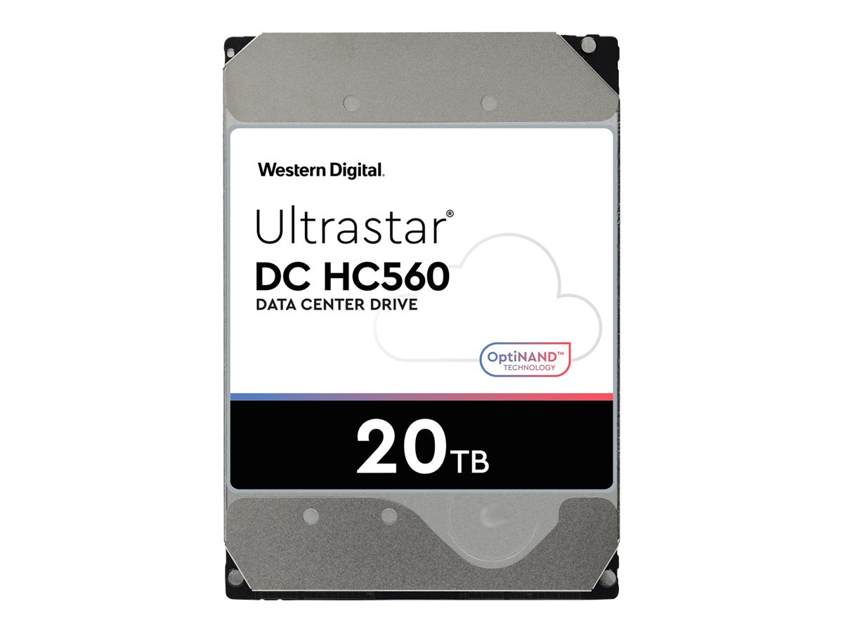 WD Ultrastar DC HC560 - Festplatte - 20 TB - intern - 3.5" (8.9 cm) WD Ultrastar DC HC560 - Festplatte - 20 TB - intern - 3.5" (8.9 cm)