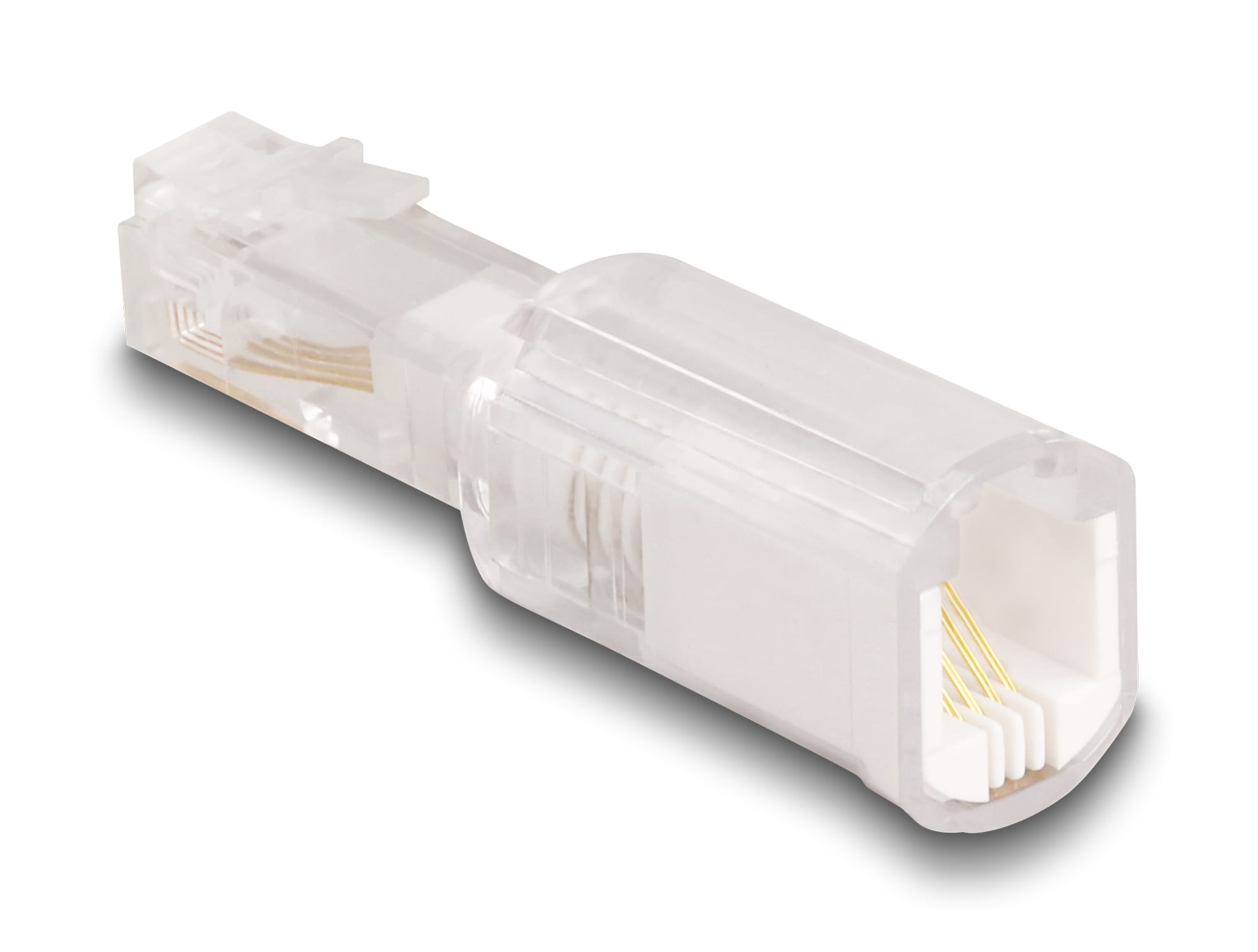 Delock Telefonadapter - RJ-10 (S) zu RJ-10 (R)