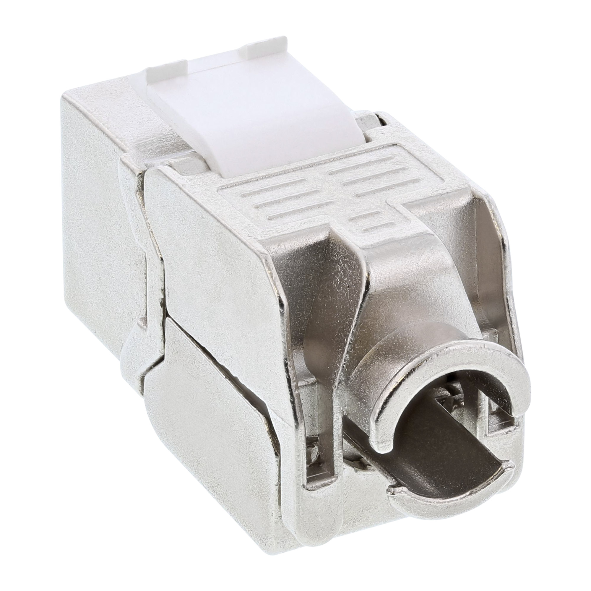 InLine Keystone RJ45 Buchse / LSA Einsatz - SNAP-In - Cat.6a - schmale Bauform