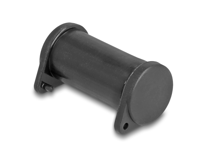 Delock Stecker-Staubschutz - DL4, für Männer und Frauen, Silikon, 2-teilig - Schwarz (Packung mit 10)