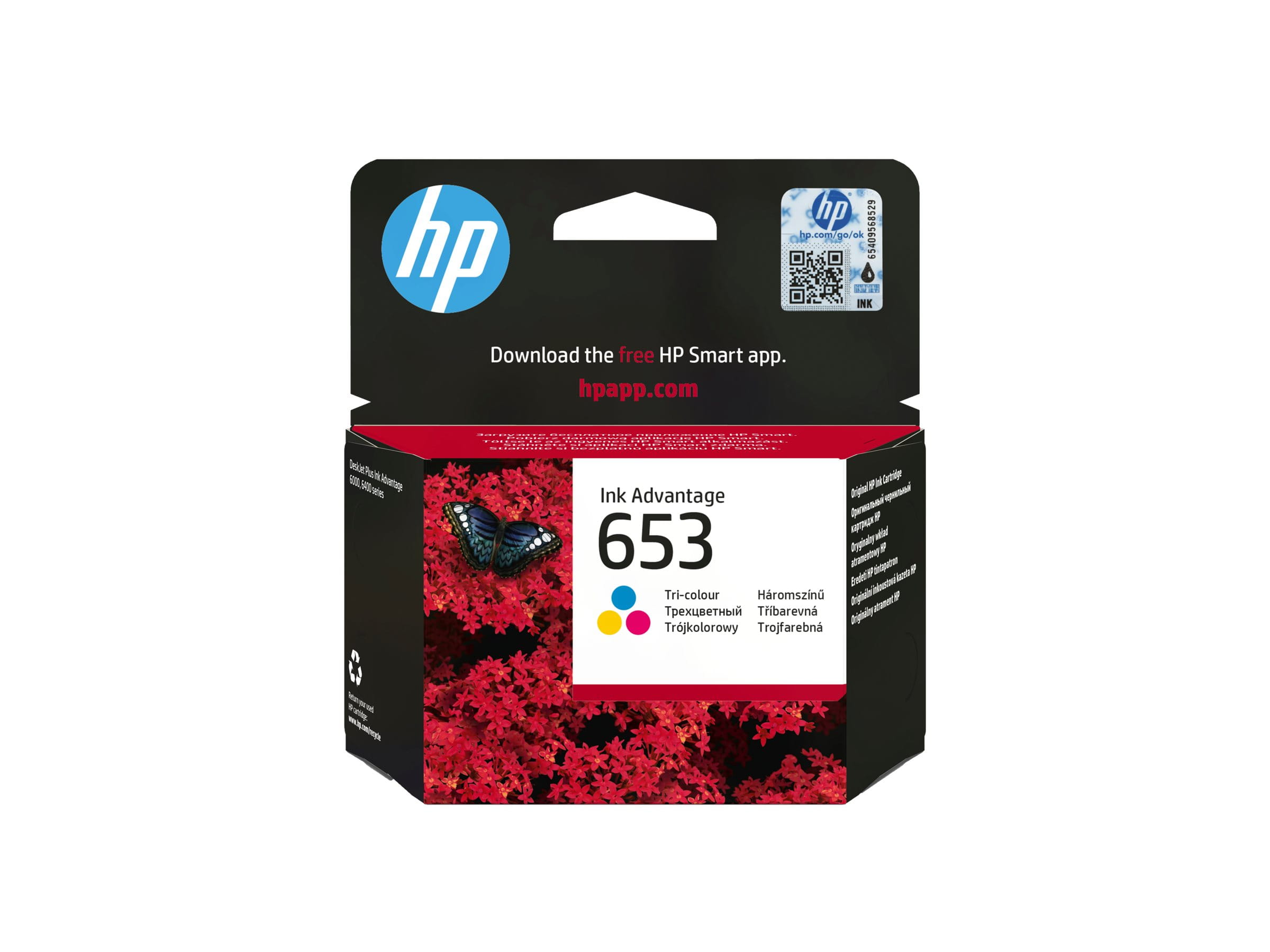HP 653 - 5 ml - Farbe (Cyan, Magenta, Gelb) -