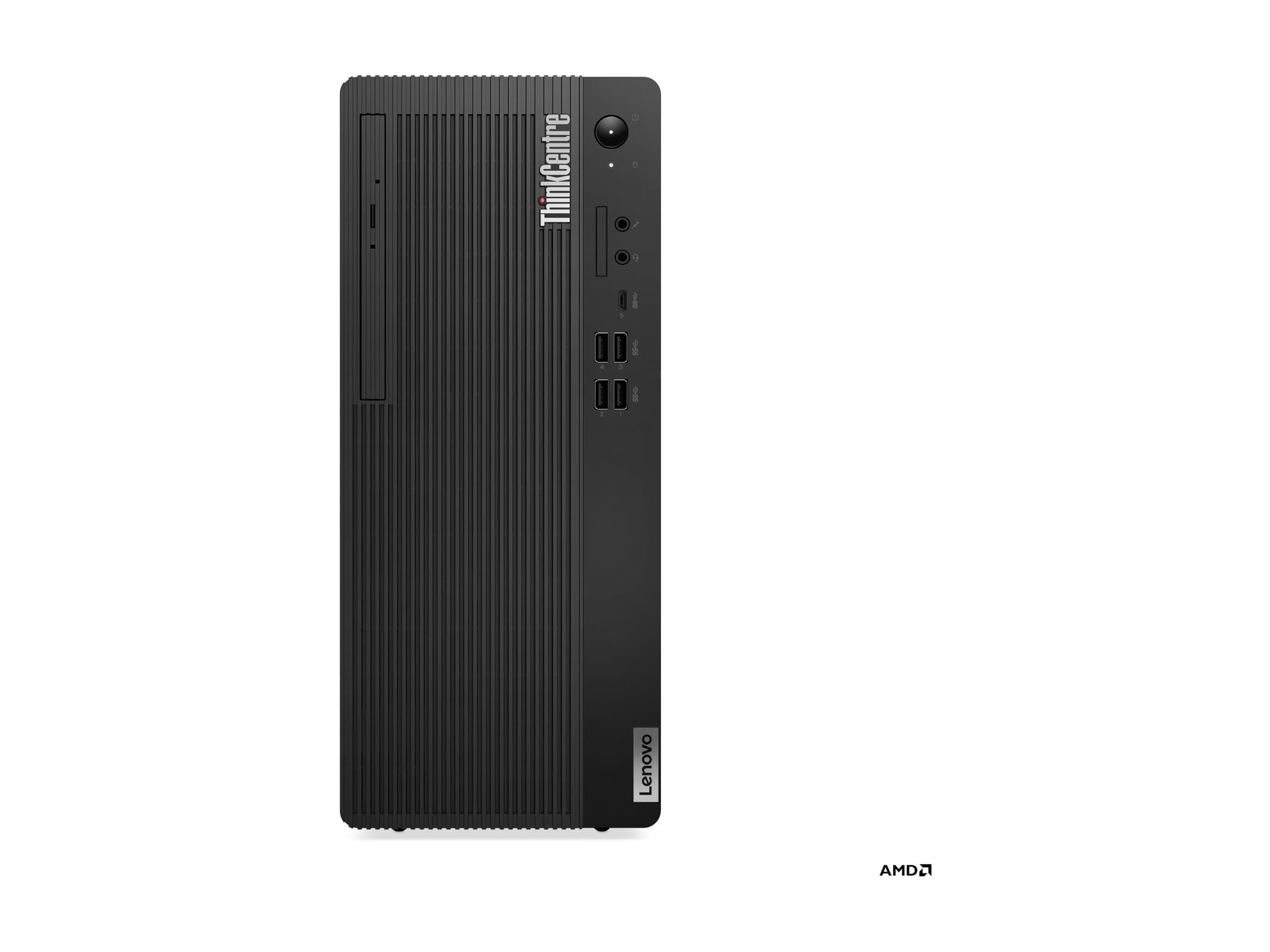 Lenovo ThinkCentre M75t Gen 5 12XB - Tower - Ryzen 5 8500G / 3.5 GHz - RAM 16 GB - SSD 512 GB -, NVMe - Radeon 740M - 1GbE, Wi-Fi 6E, Bluetooth 5.3 - WLAN: 802.11a/b/g/n/ac/ax (Wi-Fi 6E)