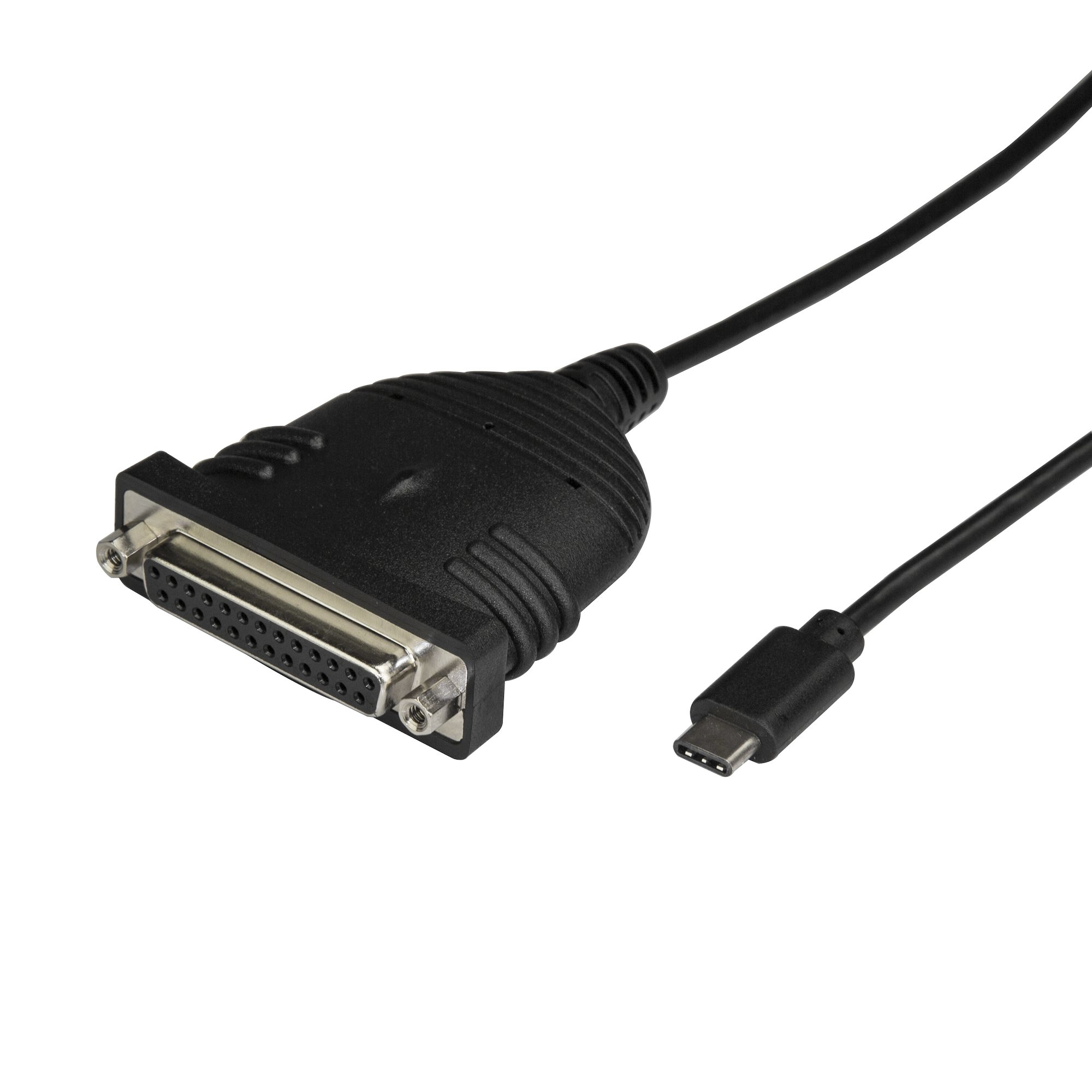 StarTech.com USB-C auf Parallel Druckerkabel - USB zu DB25 - Druckerkabel Adapter - USB C Druckerkabel - Bus Powered - USB-/Parallelkabel - USB-C (M)