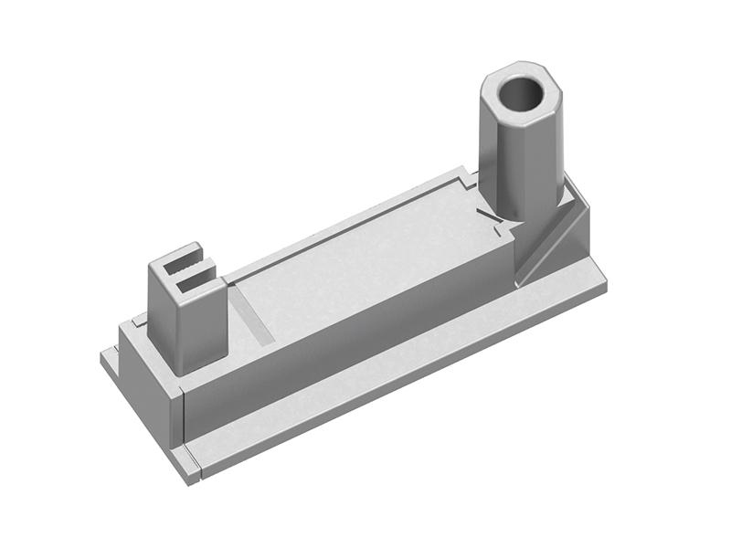 Bachmann Stromleisten-Befestigungsschelle - weiß, RAL 9010 (Packung mit 2)