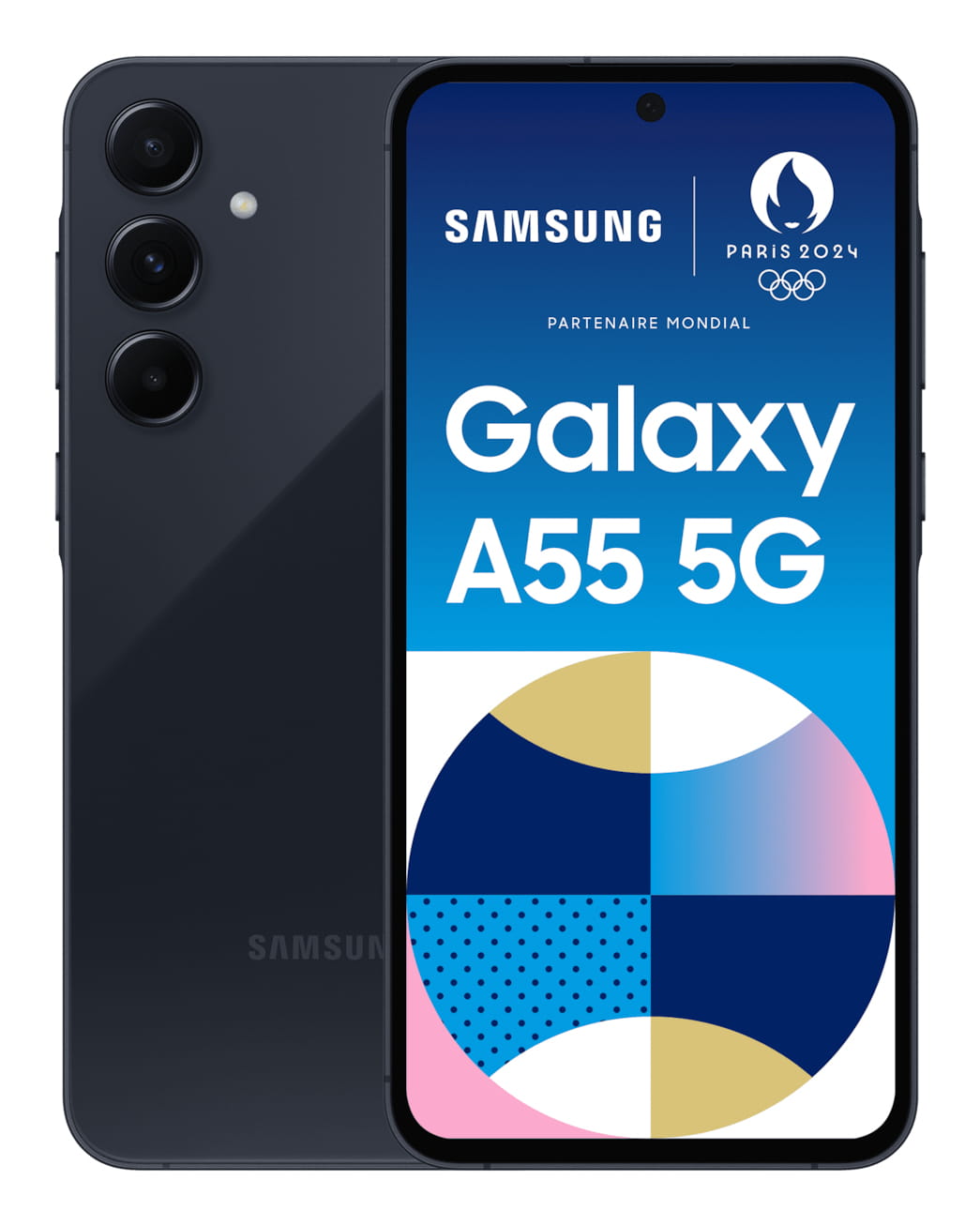 Samsung Galaxy A55 - Enterprise Edition - 5G Smartphone - Dual-SIM - RAM 8 GB / Interner Speicher 128 GB - microSD slot - OLED-Display - 6.6" - 2340 x 1080 Pixel (120 Hz)