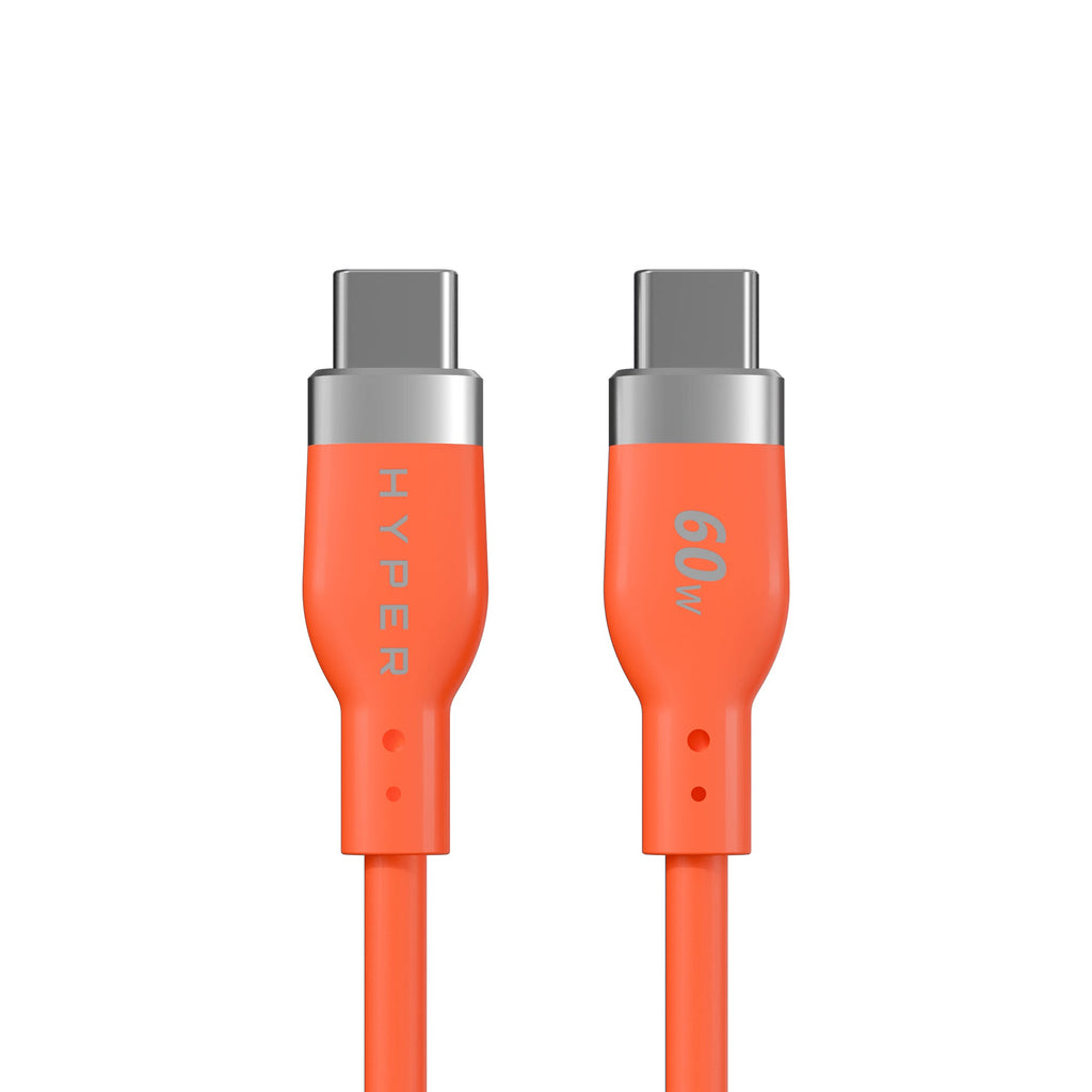 Targus HyperJuice Flex, 1,5 m, USB C, USB C, USB 2.0, 0,48 Gbit/s, Orange