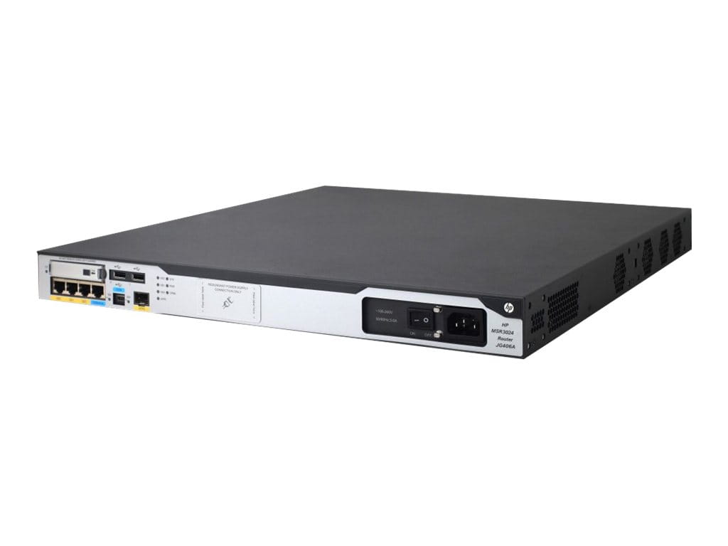 HPE MSR3024 - - Router - - 1GbE - an Rack montierbar