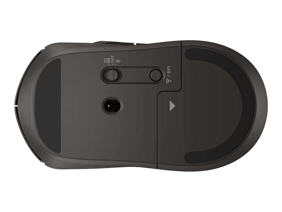 HP 405 - Maus - leise - rechts- und linkshändig - optisch - 5 Tasten - kabellos - Bluetooth 5.2, 2.4 GHz - kabelloser Empfänger (USB)