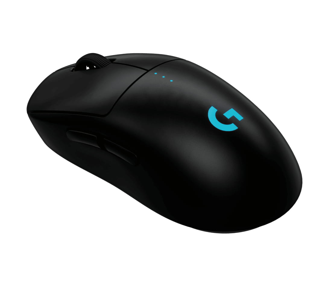 Logitech G PRO 2 LIGHTSPEED Mouse, Beidhändig, Optisch, RF Wireless, 32000 DPI, 1 ms, Schwarz