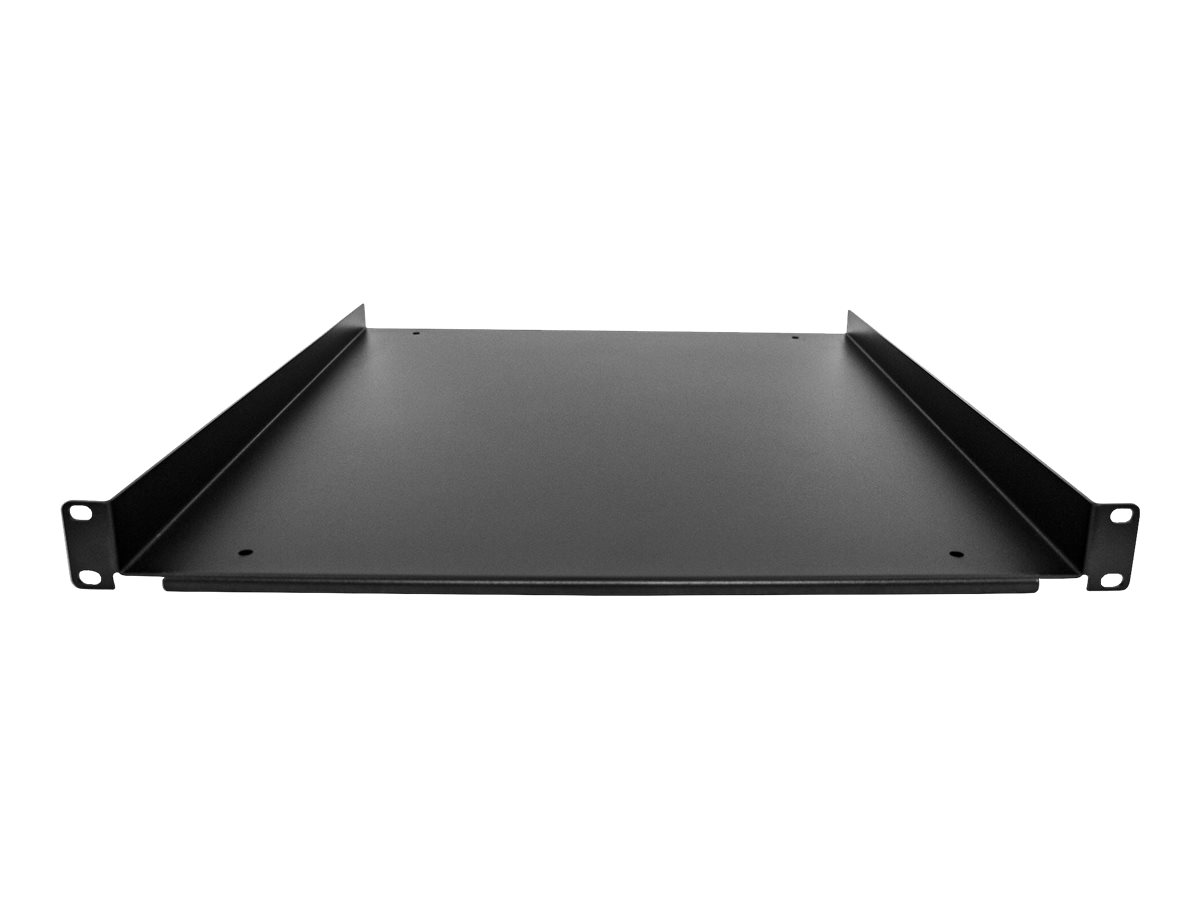 StarTech.com 1HE 19 Zoll Fachboden für netzwerk schrank - Freitragende Rack ablage für Serverschrank/Rack - Frontmontage - Belastbarkeit 25kg - 50cm tiefe Rackablage (SHELF-1U-20-FIXED-S)