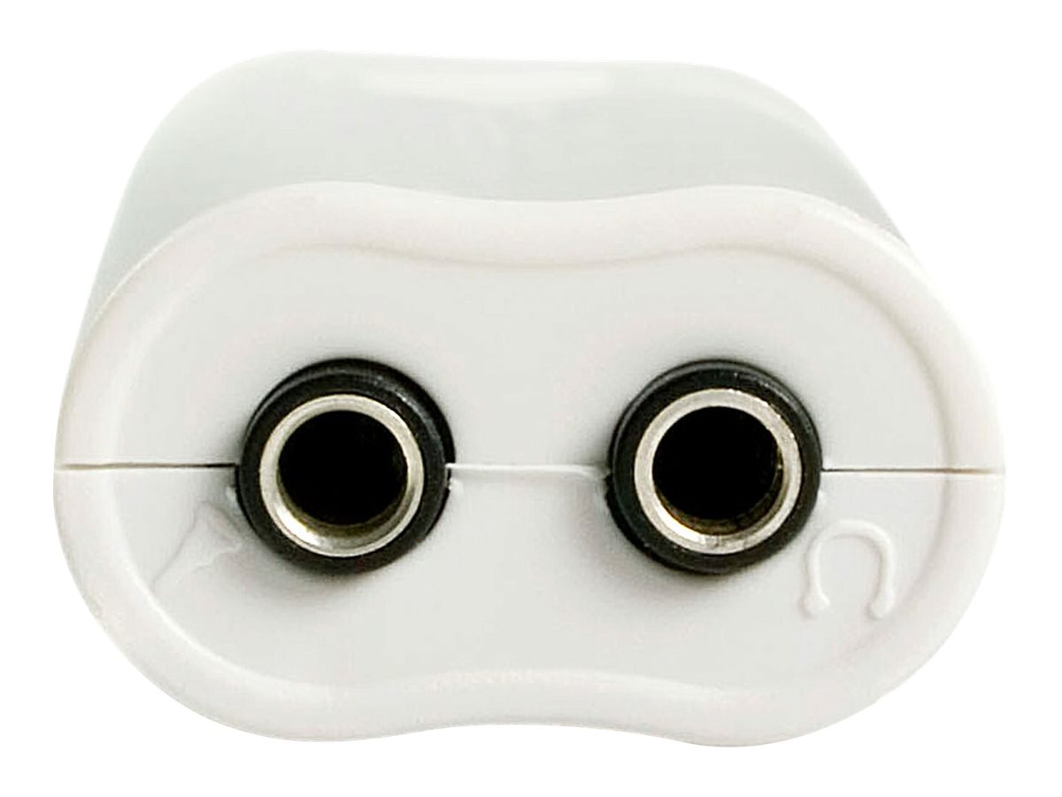 StarTech.com USB Audio Adapter - USB auf Soundkarte in weiß - Soundcard mit USB (Stecker)