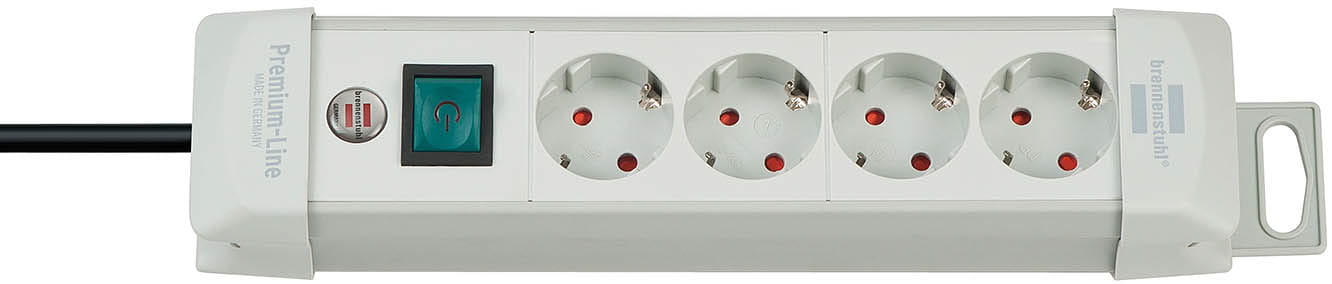 Brennenstuhl Premium-Line extension socket H05VV-F 3G1,5 - Steckdosenleiste - Eingabe, Eingang Stromversorgung - Ausgangsanschlüsse: 4 (Stromversorgung)