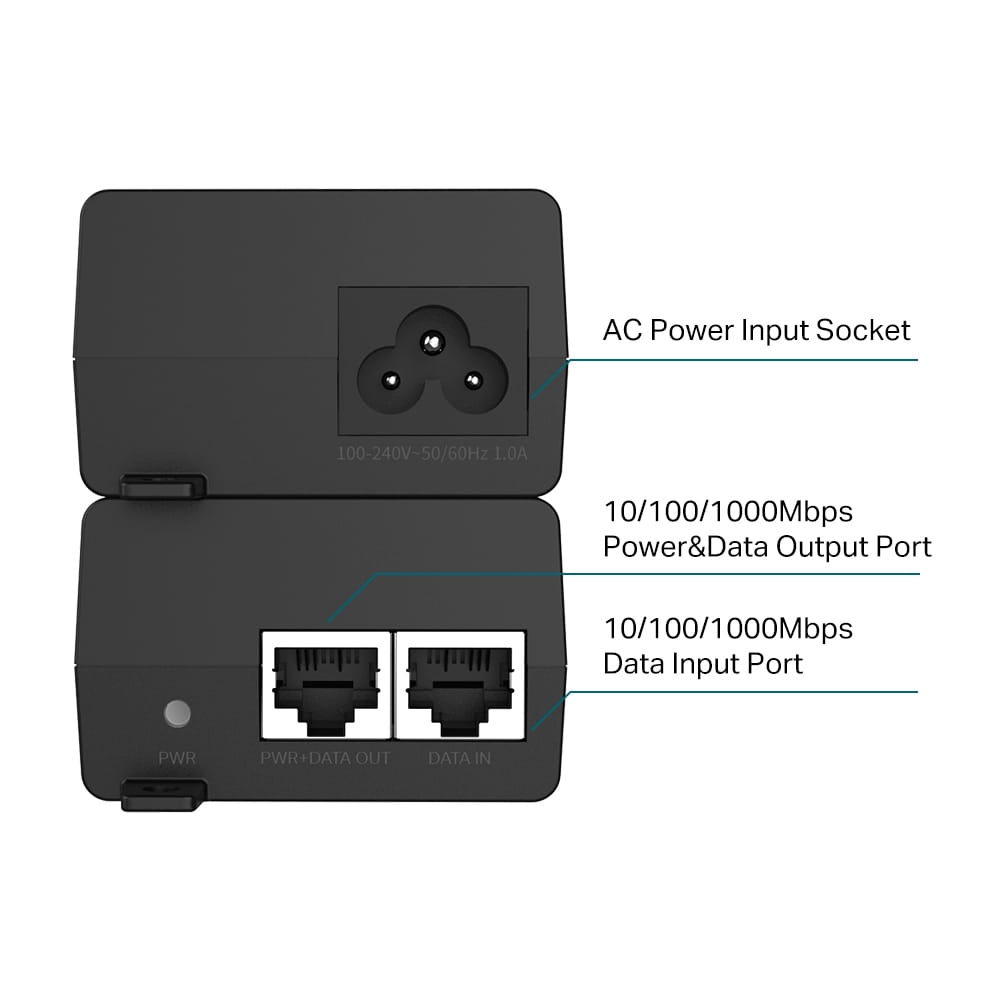 TP-LINK TL-POE160S V2 - Power Injector - Gigabit