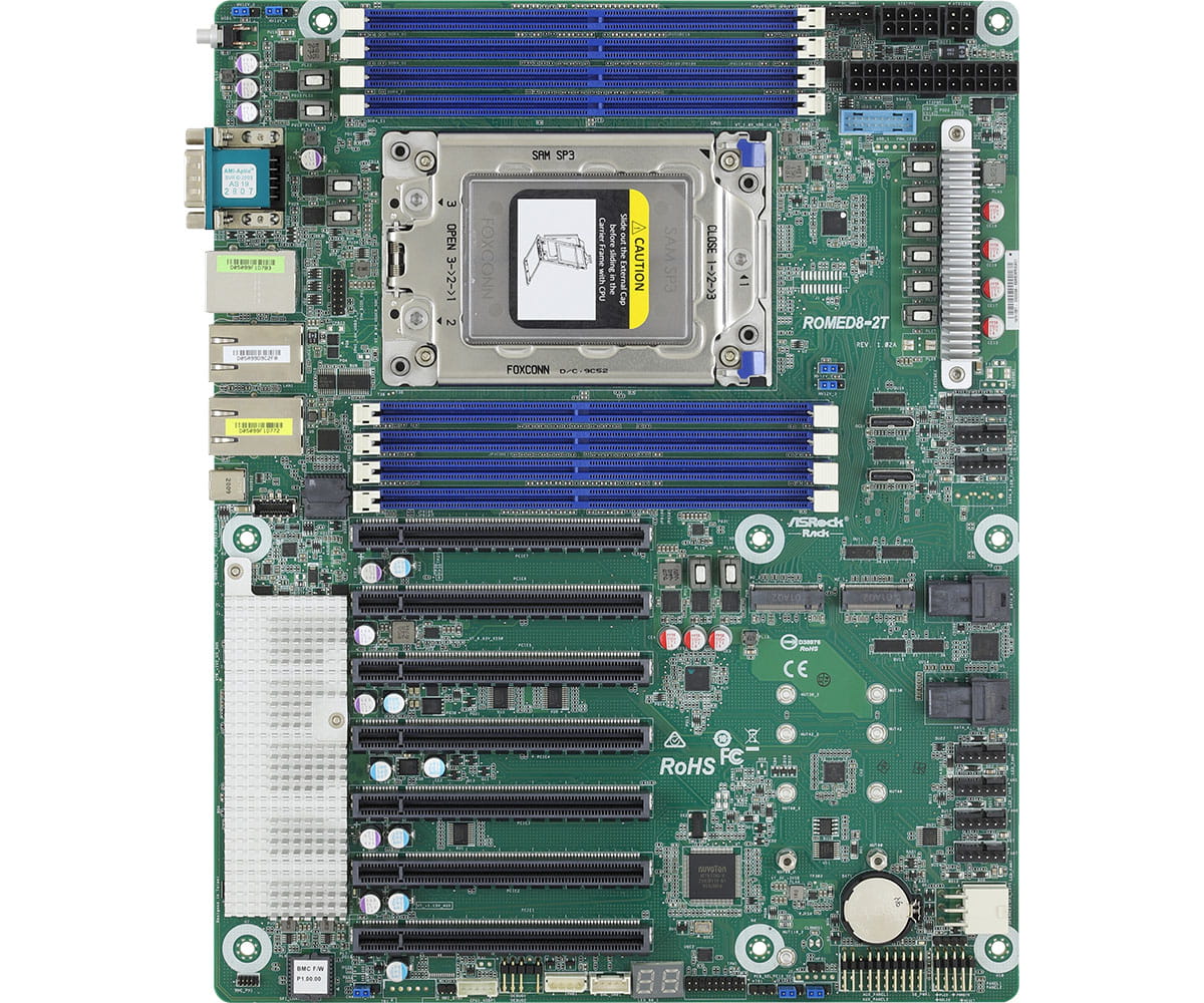 ASRock Rack ROMED8-2T - Motherboard - ATX - Socket