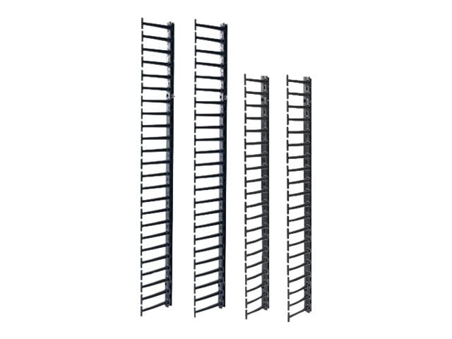 APC Kabelführungsplatte für Schaltschrank - Schwarz - 45U - TAA-konform (Packung mit 4)