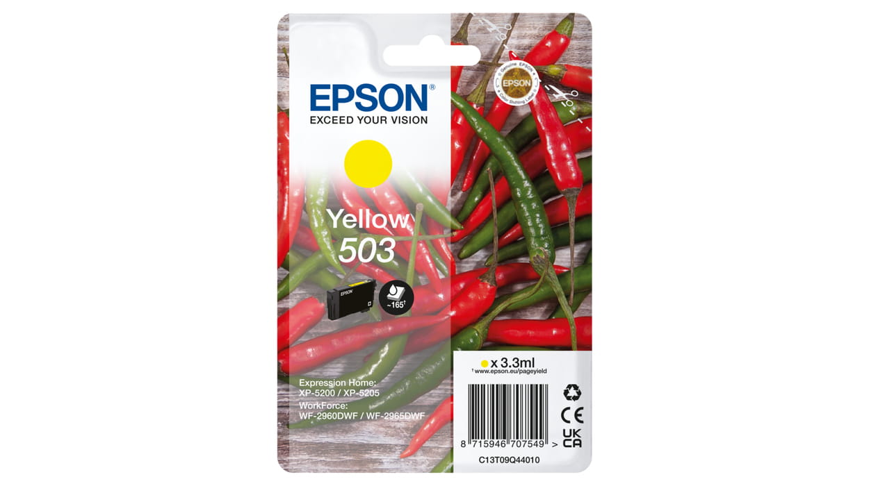 Epson 503 - 3.3 ml - Gelb - original - Blisterverpackung