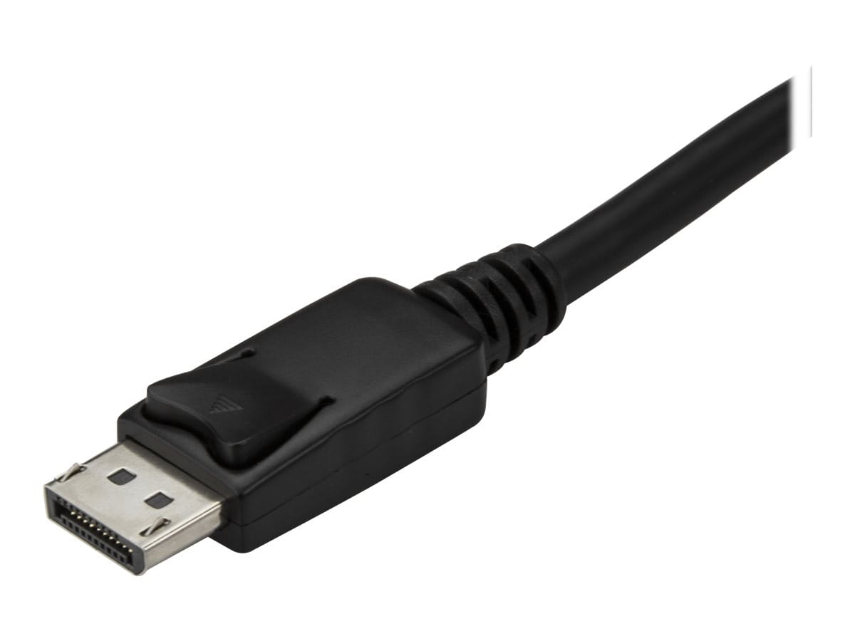 StarTech.com 3ft/1m USB C to DisplayPort 1.2 Cable 4K 60Hz, USB-C to DisplayPort Adapter Cable HBR2, USB Type-C DP Alt Mode to DP Monitor Video Cable, Compatible with Thunderbolt 3, Black - USB-C Male to DP Male (CDP2DPMM1MB)