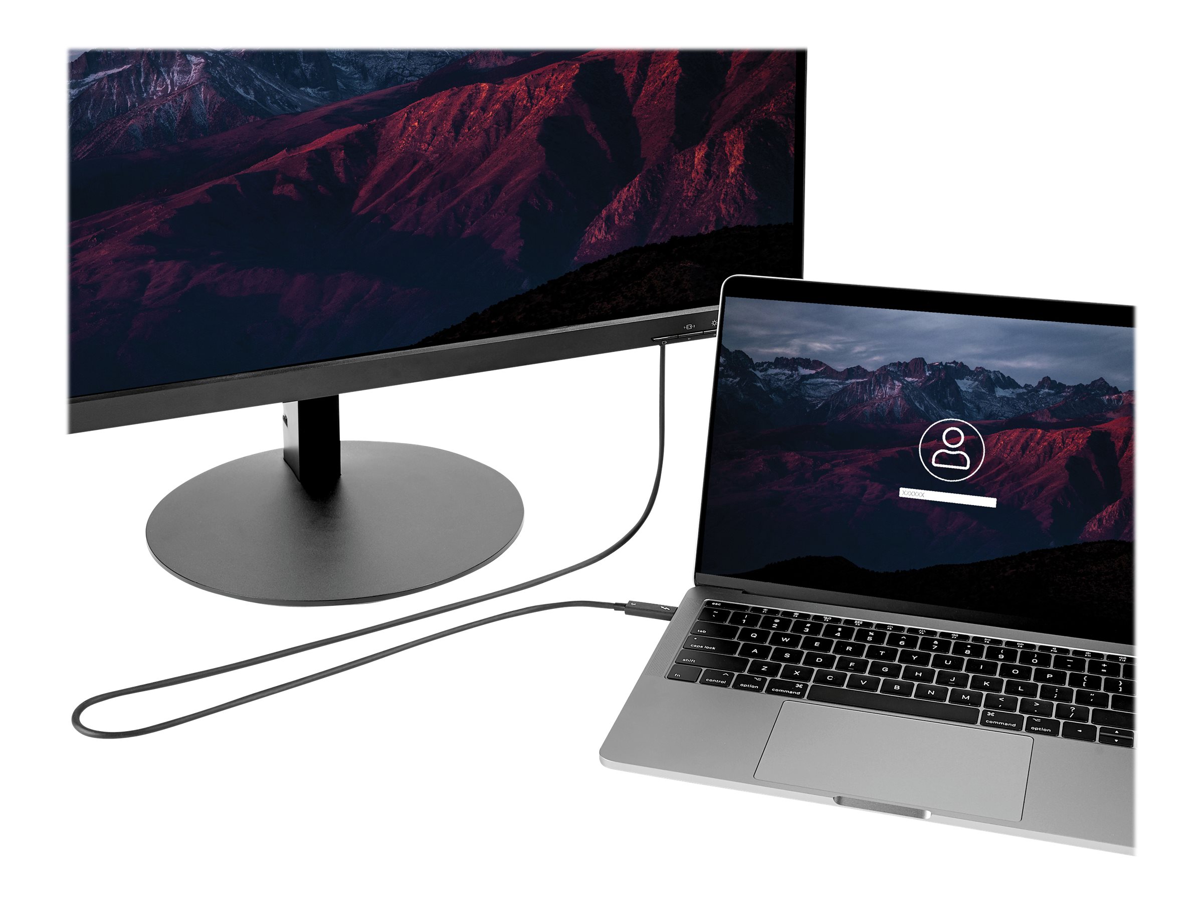 StarTech.com 2m Thunderbolt 3 USB C Kabel (40Gbit/s)