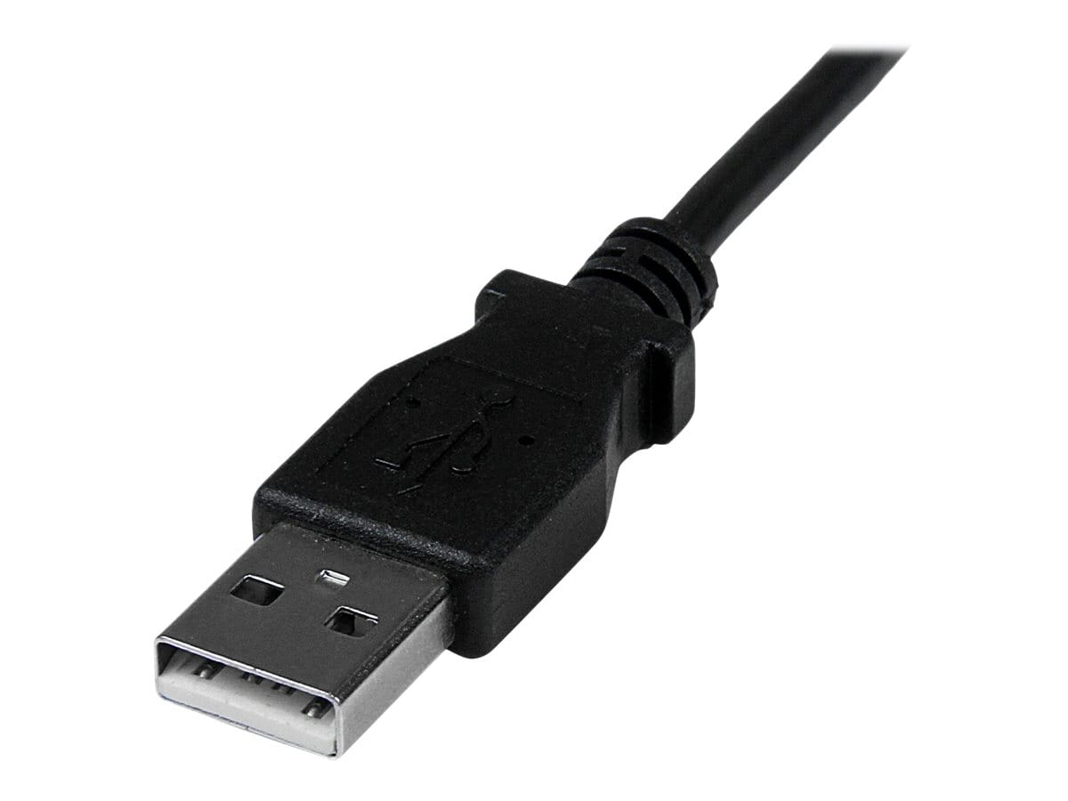StarTech.com 2m USB auf Mini USB Anschlusskabel abgewinkelt - USB A zu Mini B Kabel - 1 x USB A (St)