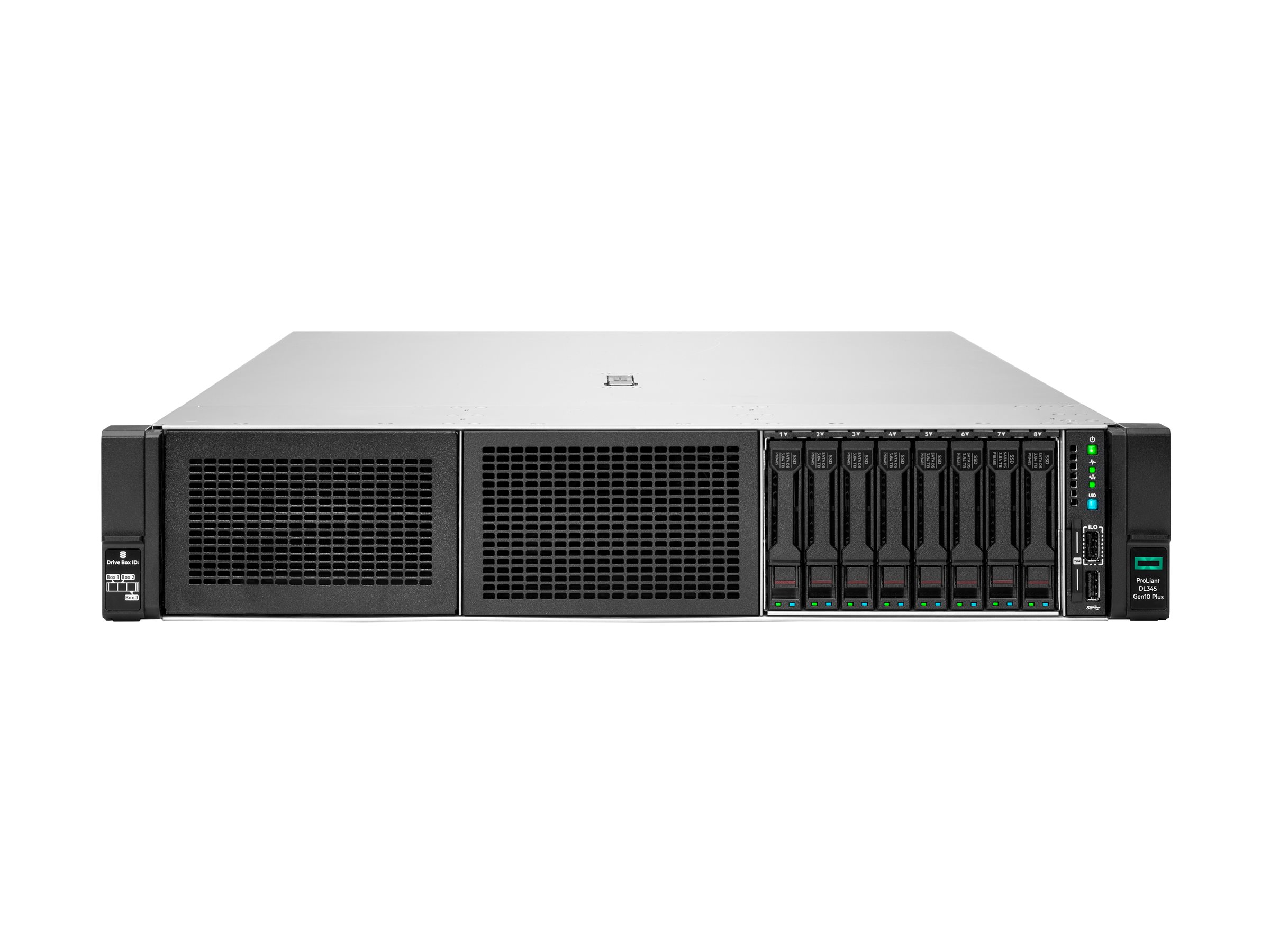 HPE ProLiant DL345 Gen10 Plus - Server - Rack-Montage - 2U - 1-Weg - 1 x EPYC 7443P / 2.85 GHz - RAM 32 GB - SAS - Hot-Swap 6.4 cm (2.5")