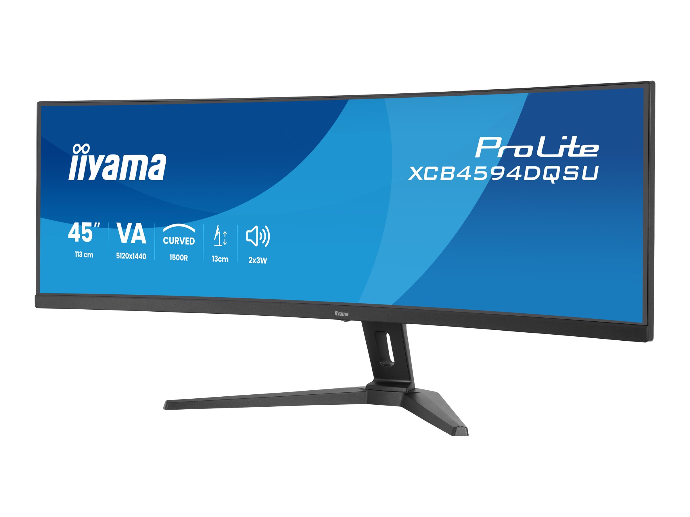 Iiyama ProLite XCB4594DQSU-B1 - LED-Monitor - gebogen - 114.3 cm (45")