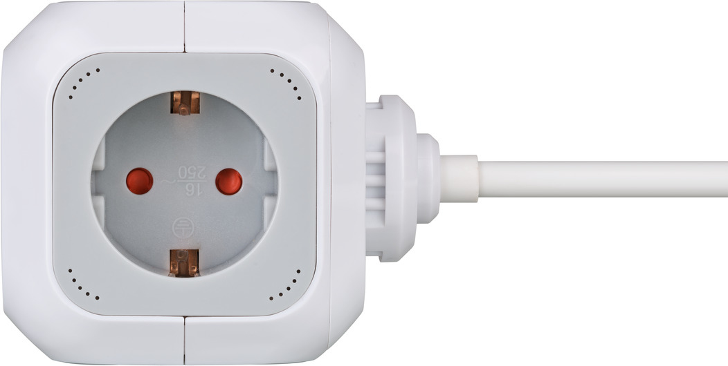 Brennenstuhl 1150090, 1,4 m, 4 AC-Ausgänge, Indoor, IP20, Weiß, 230 V