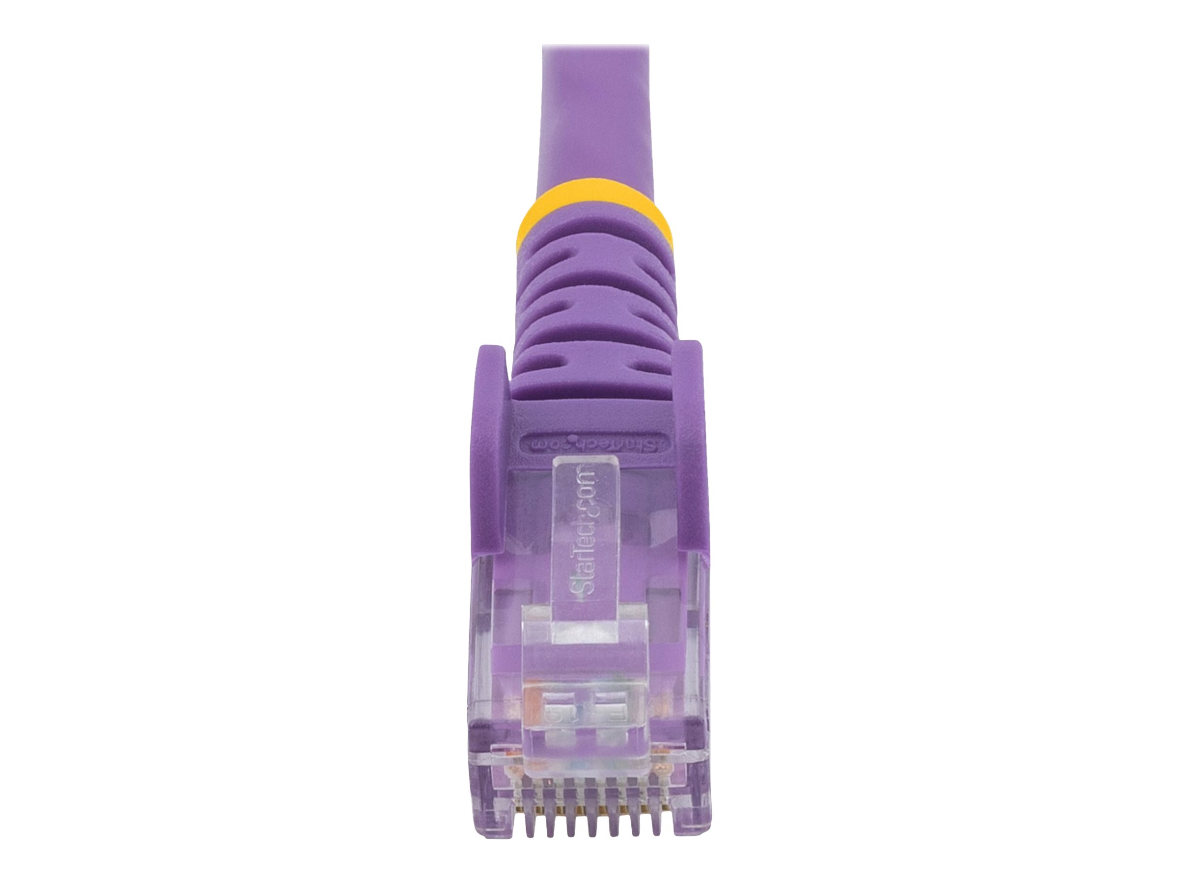 StarTech.com 1m CAT6 Ethernet Cable, 10 Gigabit Snagless RJ45 650MHz 100W PoE Patch Cord, CAT 6 10GbE UTP Network Cable w/Strain Relief, Purple, Wiring is UL Certified/TIA - Category 6 - 24AWG (N6PATC1MPL)
