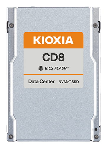 Kioxia KCD8 series - SSD - 7680 GB - intern - 2.5" (6.4 cm)