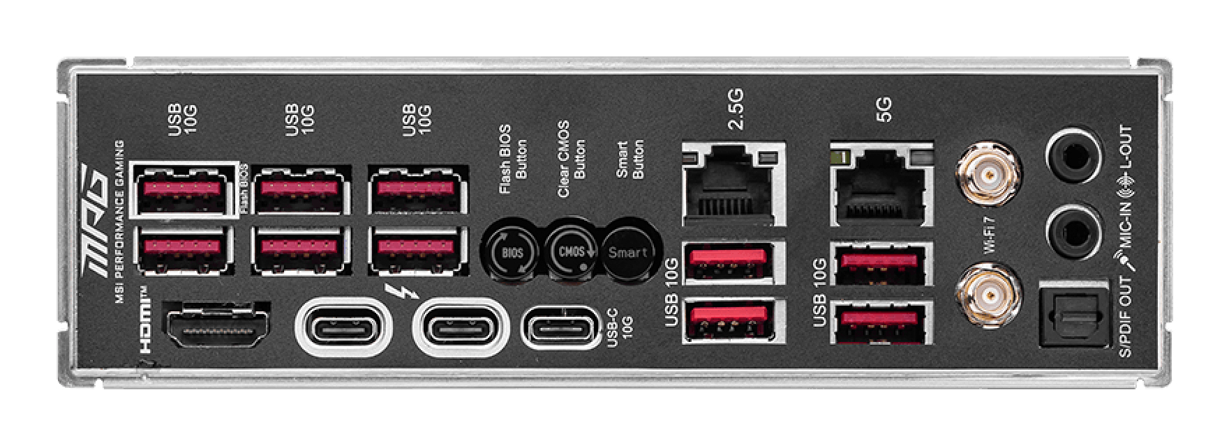 MSI MPG Z890 Carbon WiFi - Motherboard - ATX - LGA1851 Sockel - Z890 Chipsatz - USB 3.2 Gen 1, USB-C 3.2 Gen 2x2 - 2.5 Gigabit LAN, 5 Gigabit Ethernet, Wi-Fi 7, Bluetooth - Onboard-Grafik (CPU erforderlich)