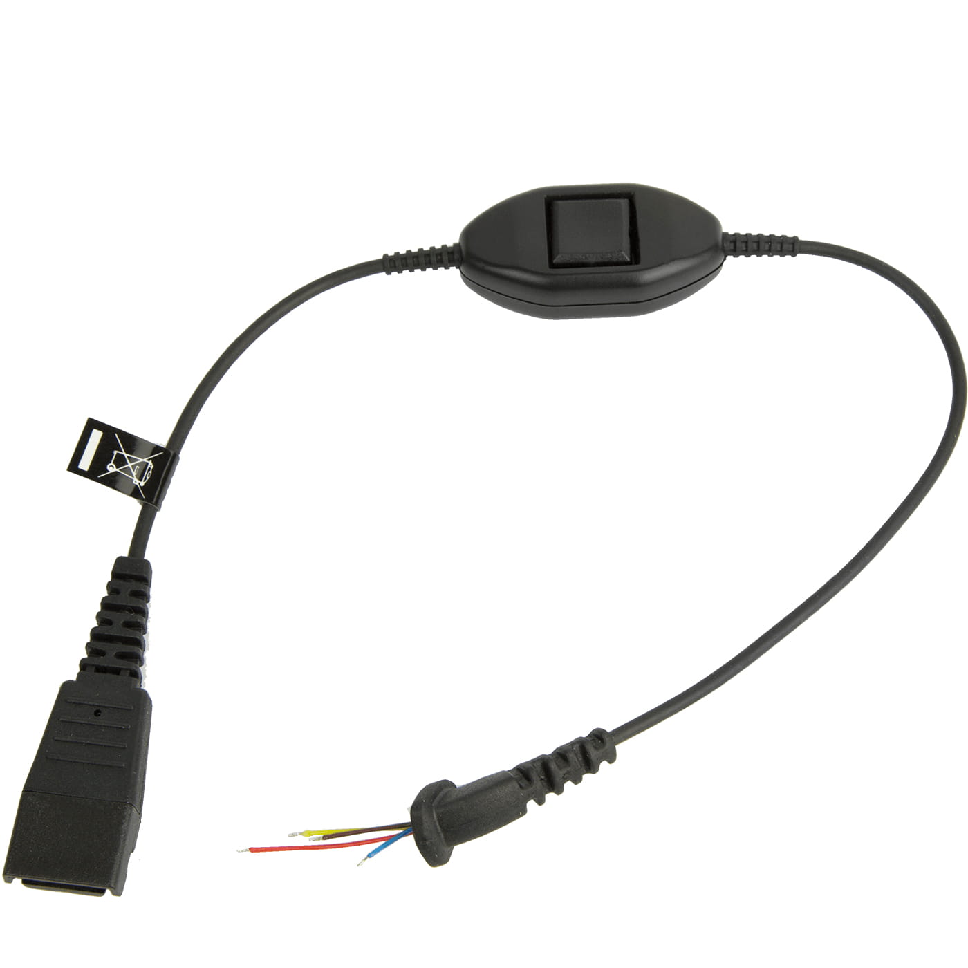 Jabra Anschlusskabel QD auf Open-End für Ascom